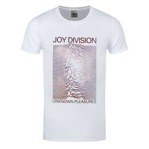 Joy Division Unisex Adult Unknown Pleasures Gradient T-Shirt / White